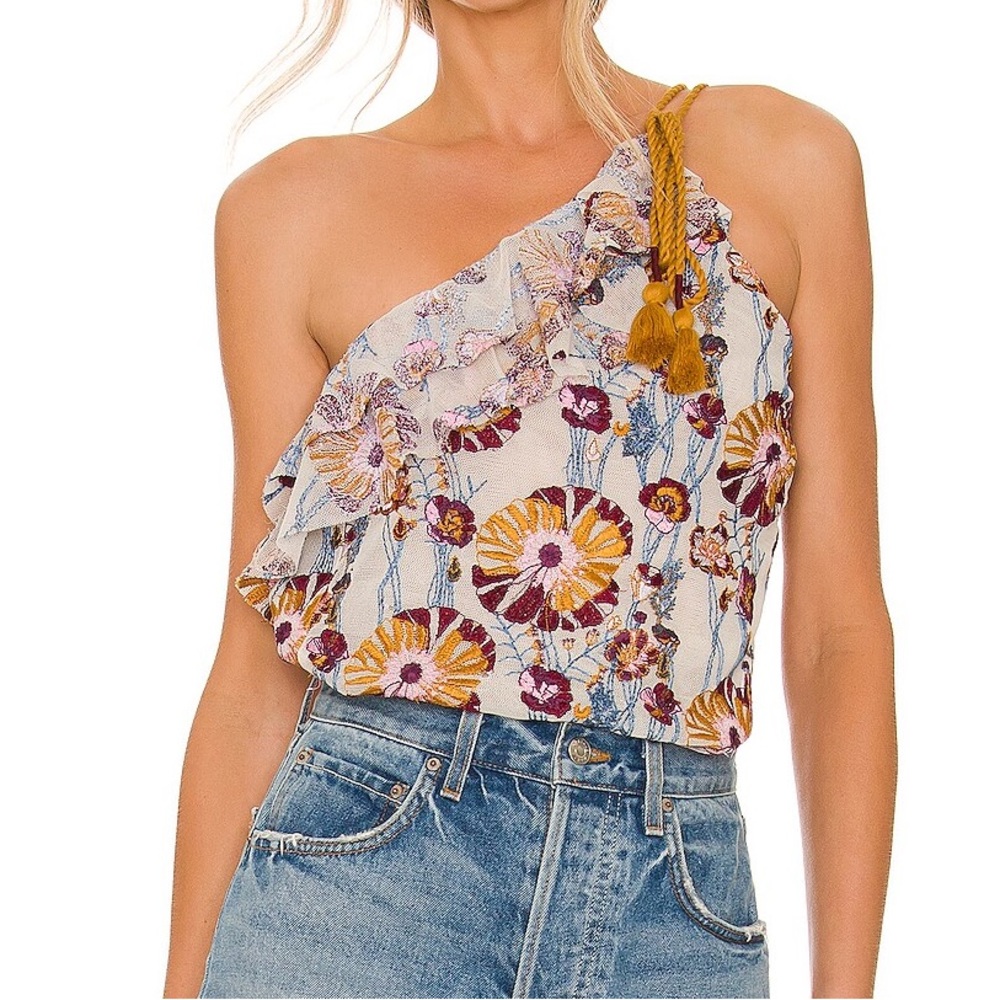 Free People Day Date Bodysuit / Pink Plum Combo Size: Small